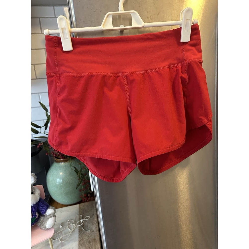 lululemon athletica Red Athletic Shorts
